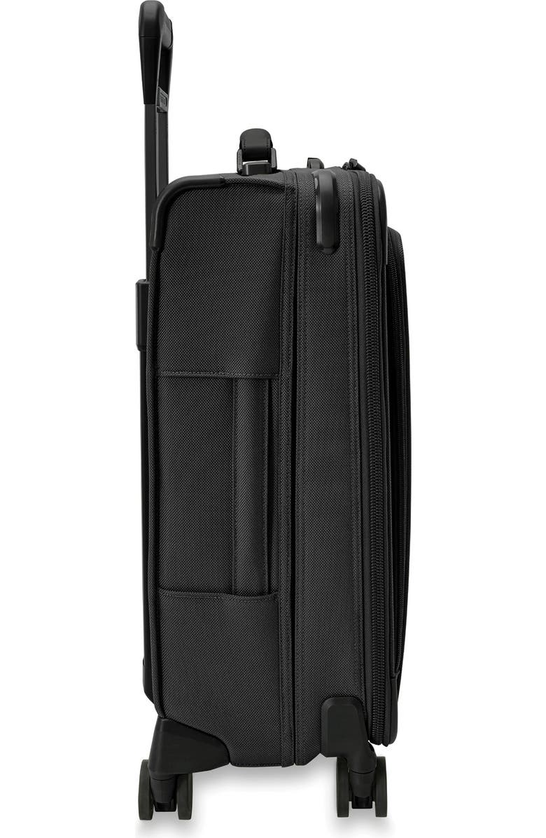 Briggs & Riley Baseline Essential 22-Inch Expandable Spinner Carry-On Bag, Alternate, color, Black
