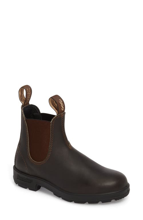 Blundstone Footwear Gender Inclusive Black Chelsea Boot in Stout Brown Leather 