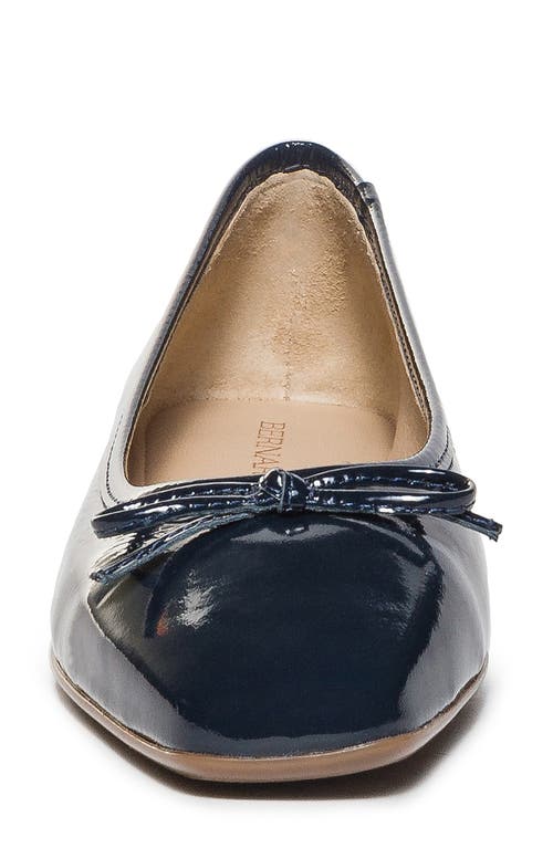 Bernardo Footwear Square Toe Ballet Flat In Blue