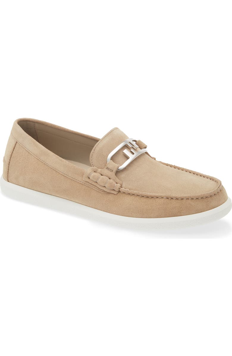 Fendi O'Lock Loafer, Main, color, F0f9j Biscuit