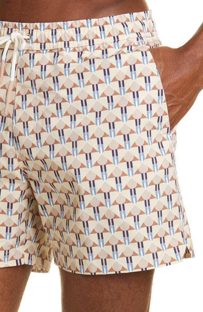 Eleventy Print Swim Trunks, Alternate, color,