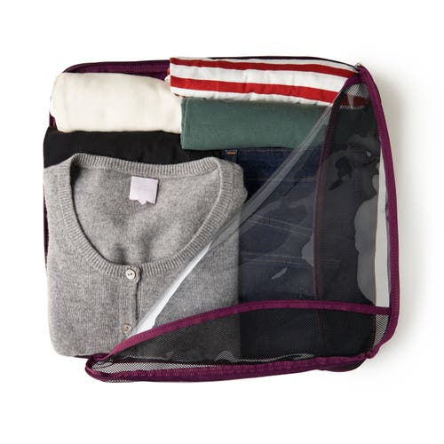 Baggallini Extra Large Compression Packing Cube In Purple