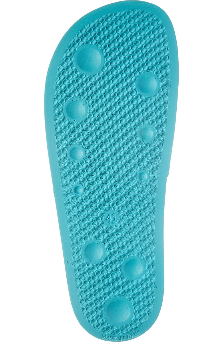 Palm Angels Logo Embossed Pool Slide Sandal, Alternate, color,