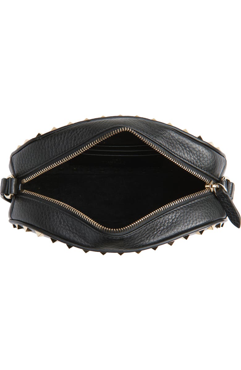 Valentino Garavani Rockstud Crossbody Camera Bag, Alternate, color, Nero