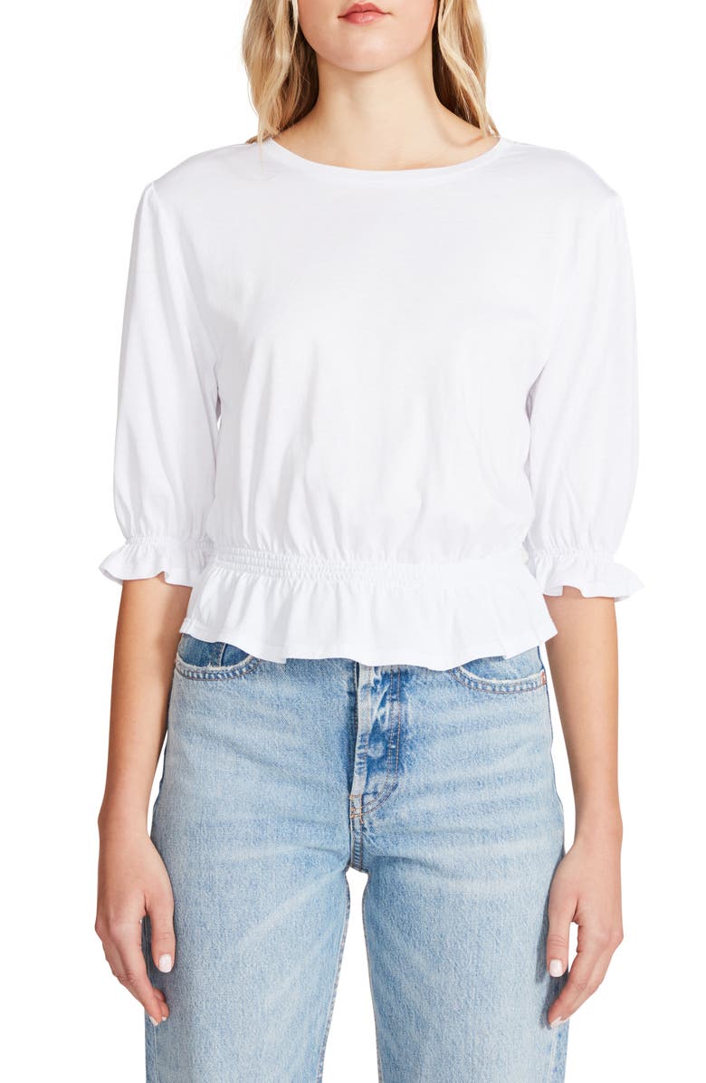 BB Dakota by Steve Madden BB Dakota Cotton Jersey Top, Main, color, 