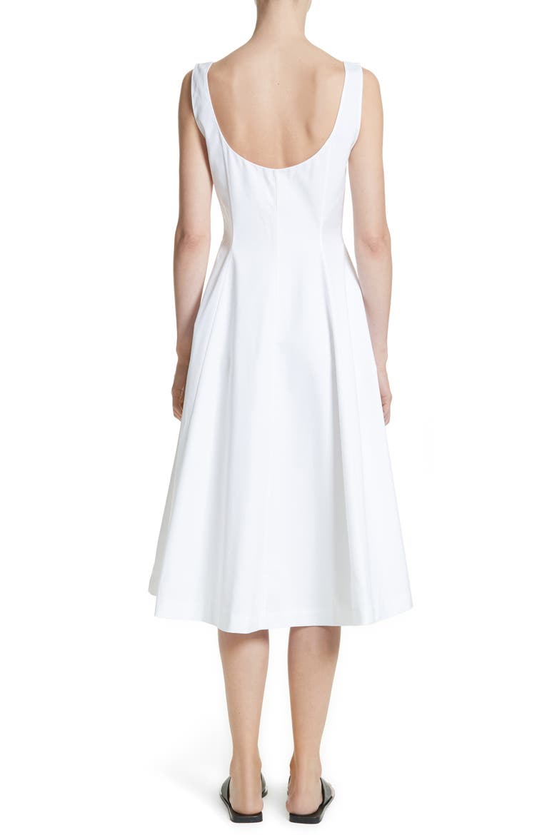 Cindy Poplin Tank Dress, Alternate, color, WHITE