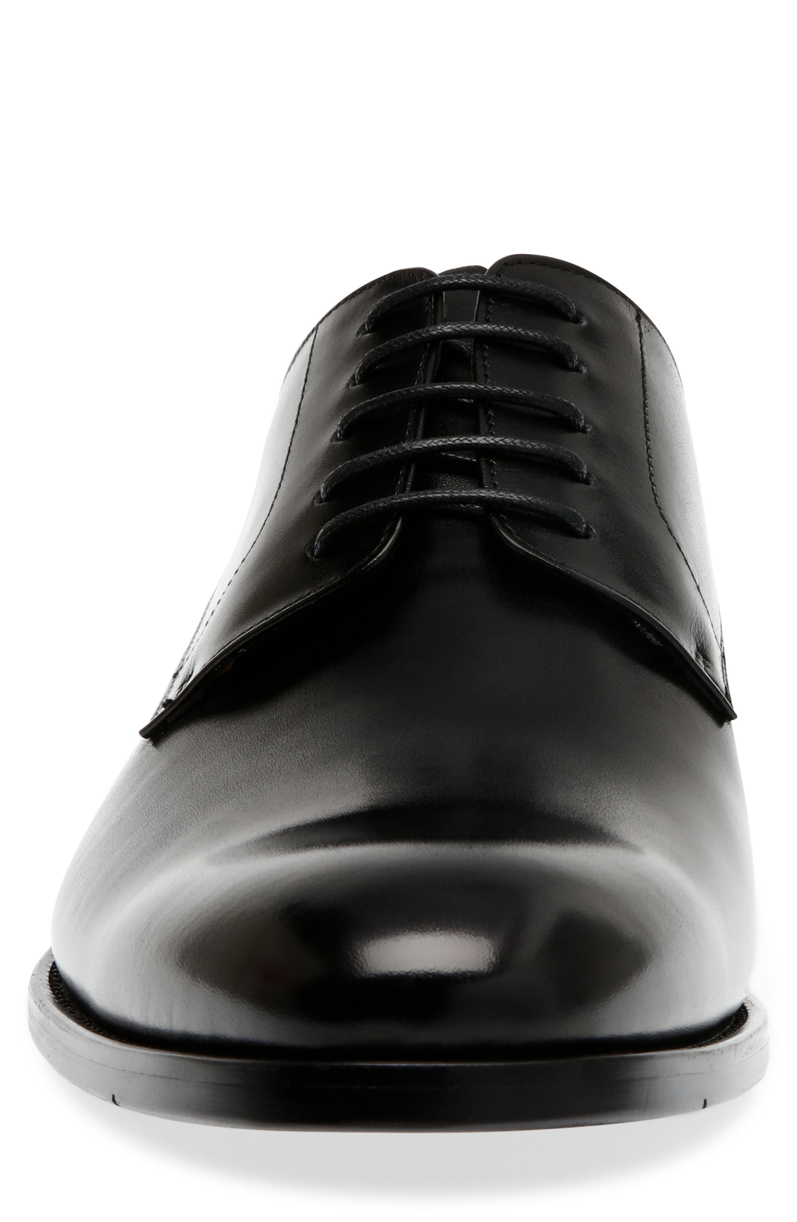 Steve Madden Daedric Derby, Alternate, color, Black Leather