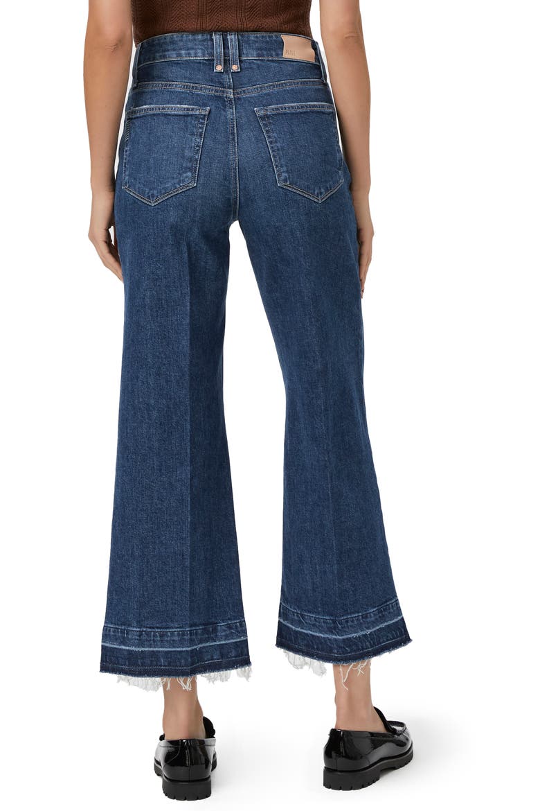 Anessa High Waist Release Hem Wide Leg Jeans, Alternate, color, ALANA W/ UNDONE DISTRESSED HEM