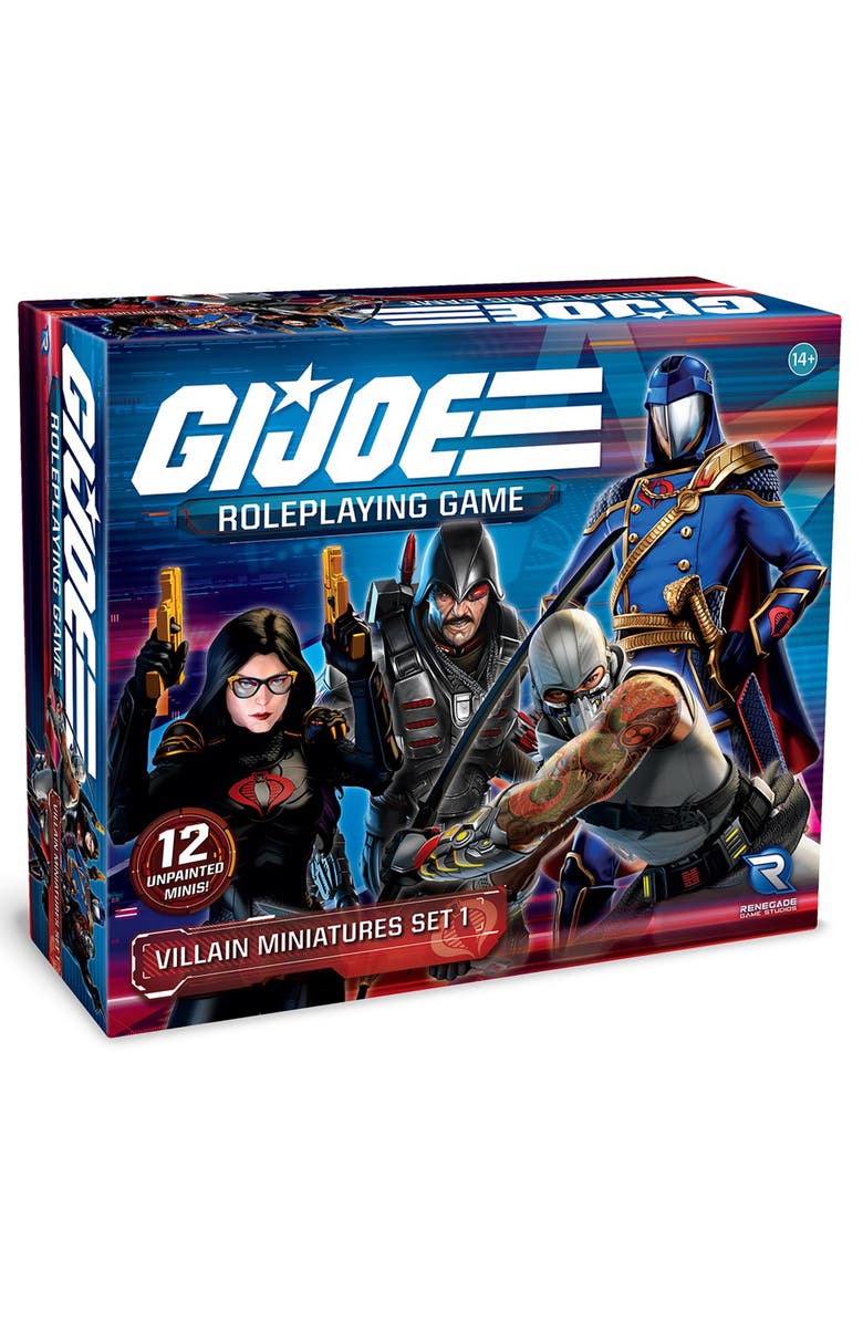 G.I. JOE Roleplaying Game Villain Miniatures Set 1 12 Miniatures Expansion, Main, color, Multicolored