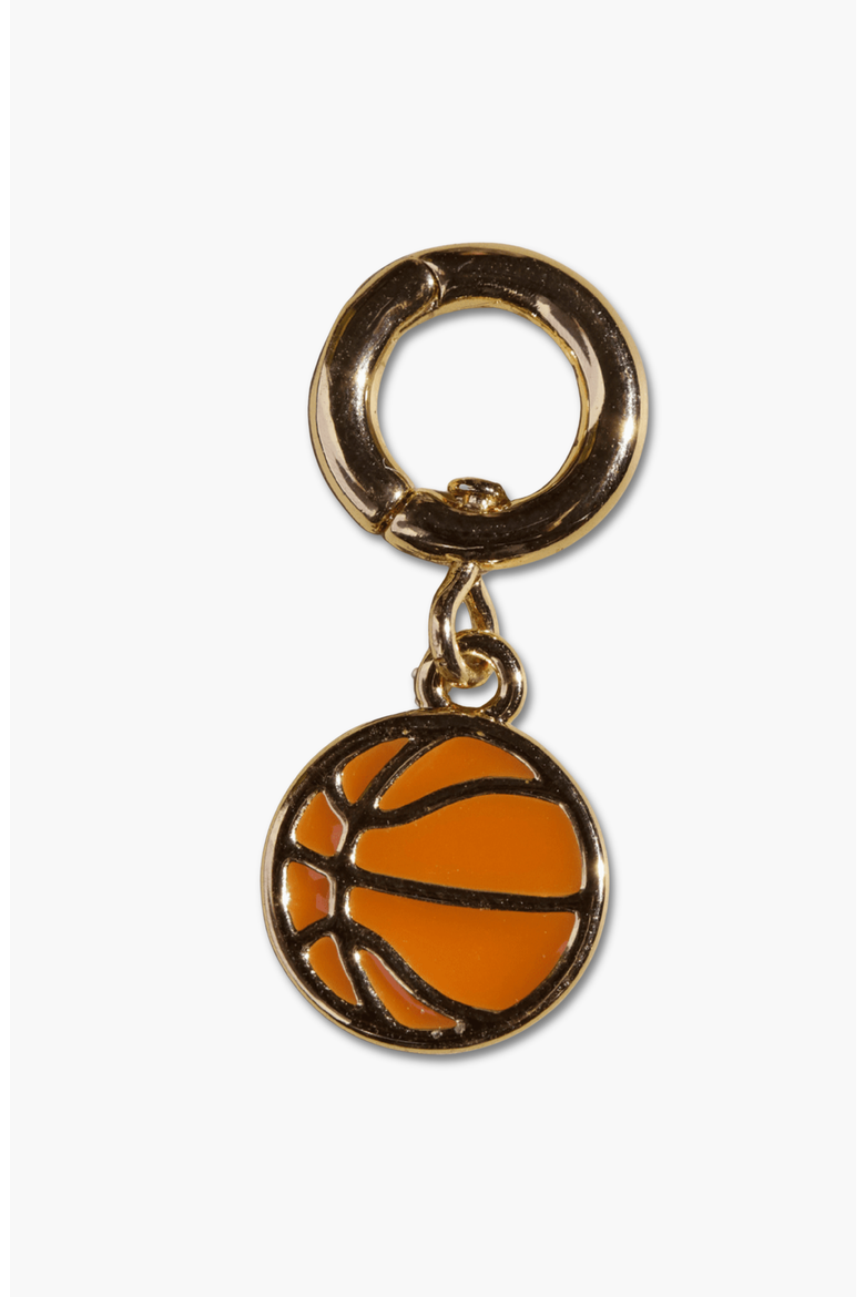 Basketball Charm, Main, color, Gold / Orange