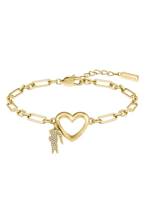 Elyse Heart Link Bracelet