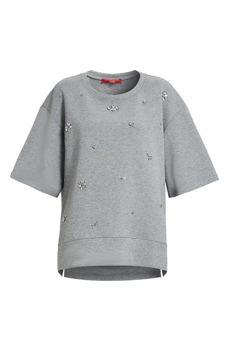 Marina Rinaldi Rhinestone Sweatshirt, Alternate, color,