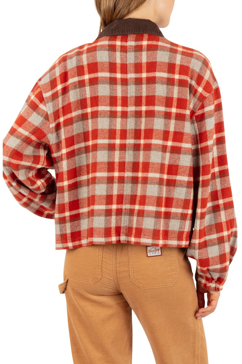 Nomad Plaid Shacket, Alternate, color, GOLDEN OAK