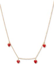 Brook and York Meave Heart Enamel Necklace
