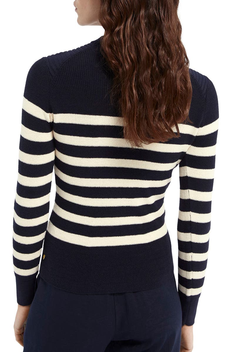 Scotch & Soda Breton Stripe Sweater, Alternate, color,