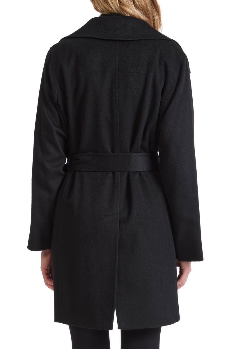 Sofia Cashmere Belted Cashmere Wrap Coat, Alternate, color,