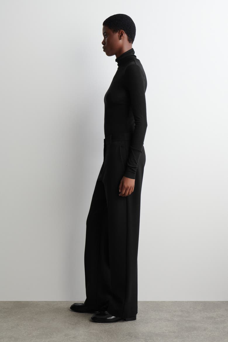 Milano Straight Pants, Alternate, color, BLACK