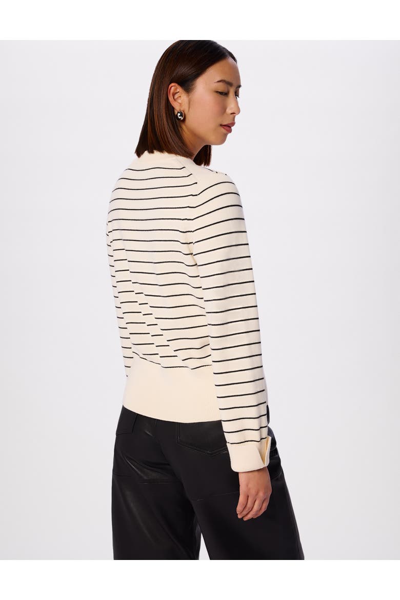 Classic Stripe Cotton Knit Jumper, Alternate, color, Ivor/Multi