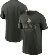 Nike Men's Nike Forest Green Minnesota Vikings 2025 Salute to Service Sideline Primary Edge Dri-FIT T-Shirt