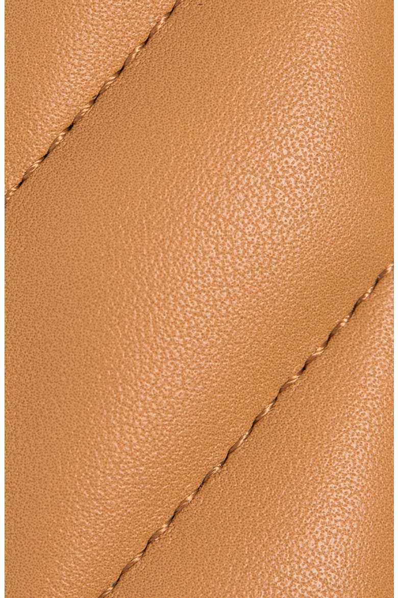 Quilted Belt, Alternate, color, CAMEL/ ANT SILVER 230