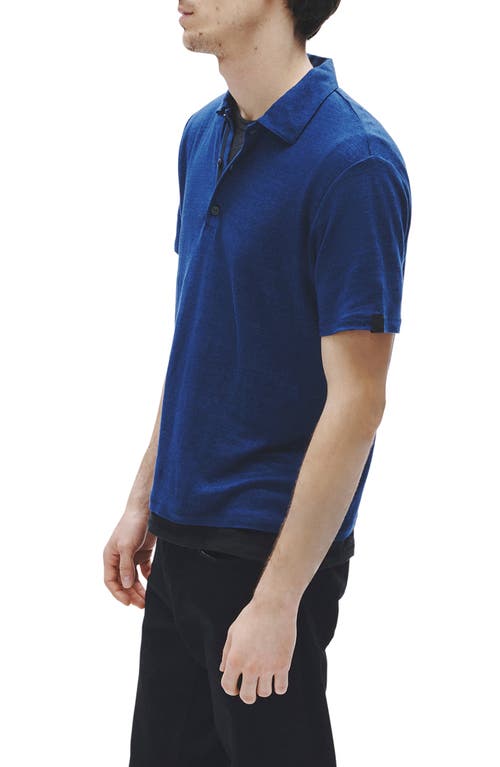 Rag & Bone Classic Fit Solid Slub Jersey Polo