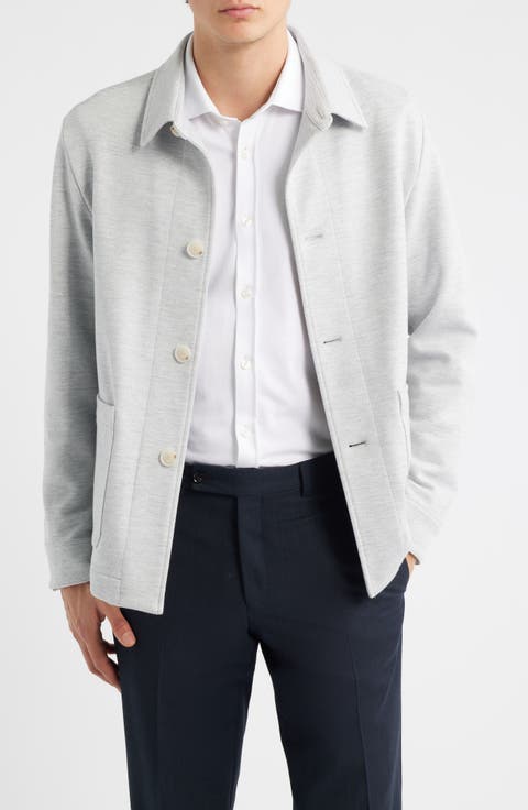 Carper Knit Shirt Jacket