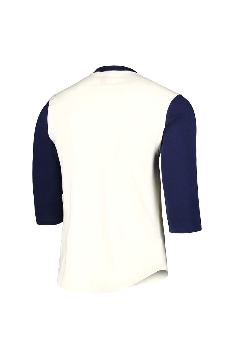 Mitchell & Ness Men's Mitchell & Ness Cream St. Louis Cardinals Icon Henley 3/4-Sleeve T-Shirt, Alternate, color, 