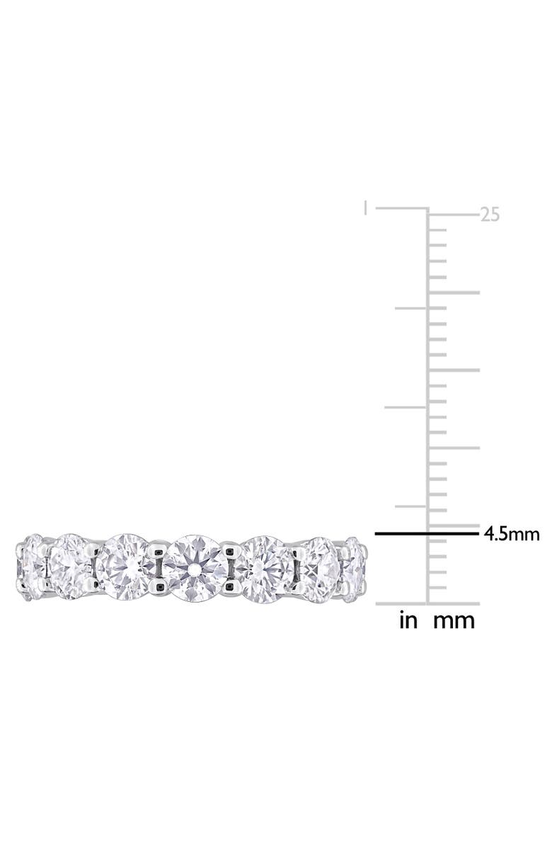 Julianna B. 5 1/2ct D.E.W. Moissanite Eternity Ring, Alternate, color, Sterling Silver