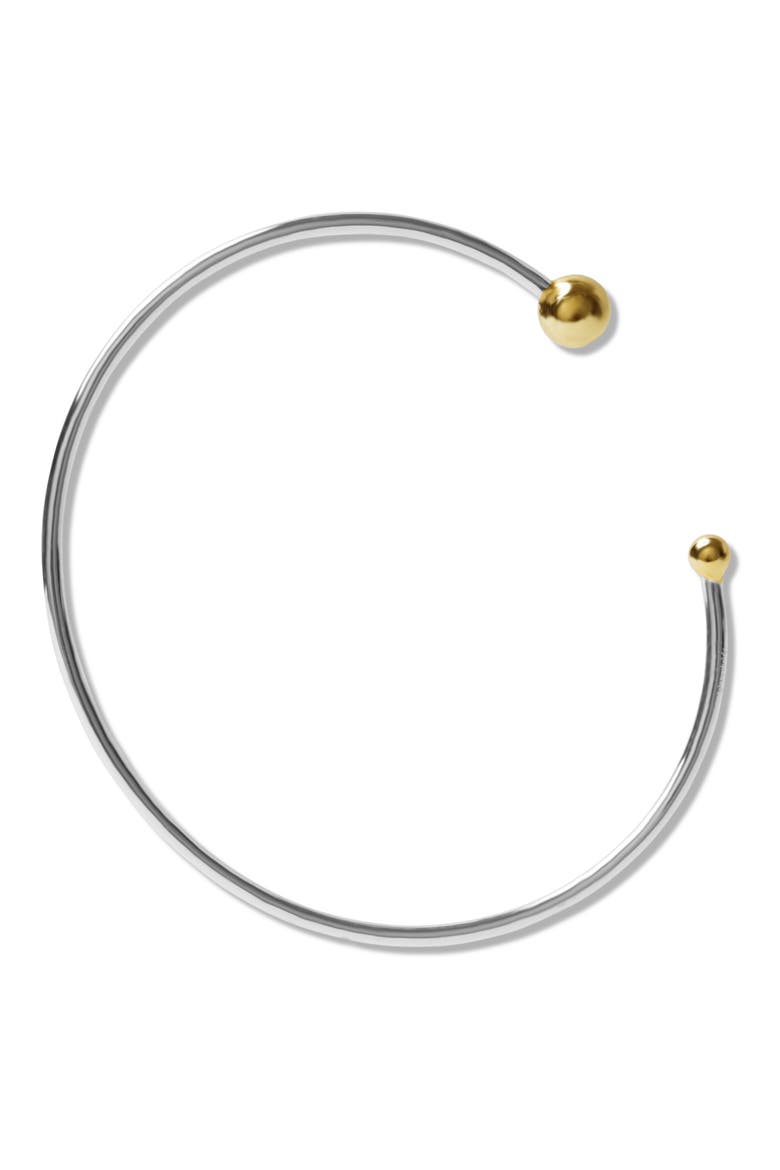 Ball Cuff Bracelet, Main, color, GOLD/ SILVER