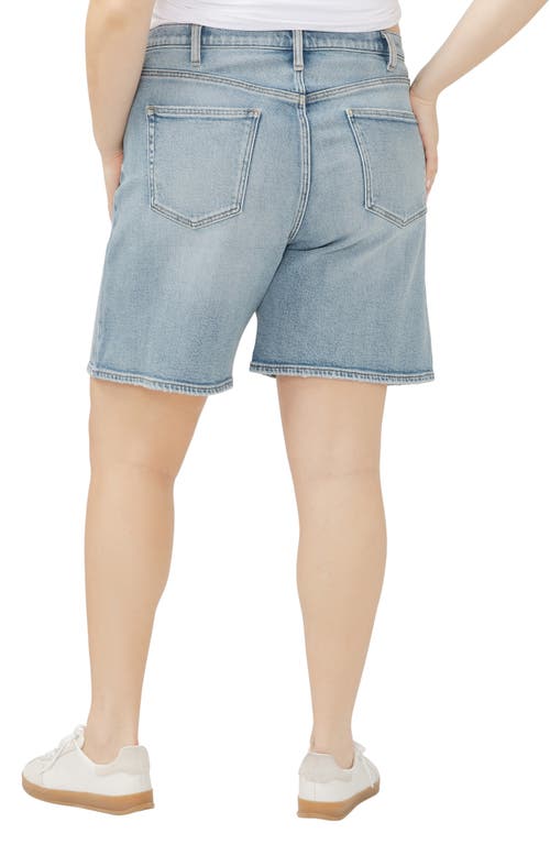 Silver Jeans Co. Longer Length Denim Shorts In Indigo