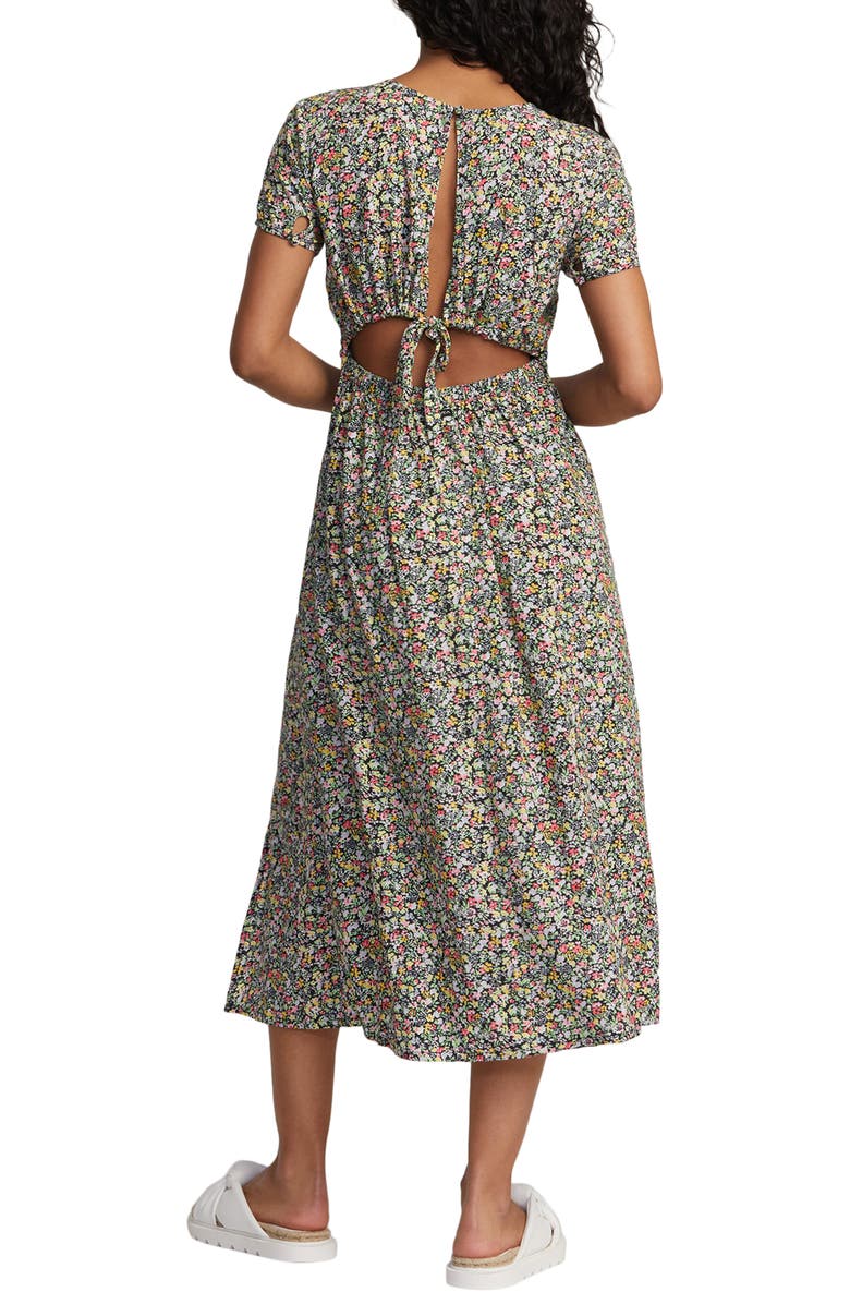 RVCA Dreamscape Floral Cutout Sundress, Alternate, color, 