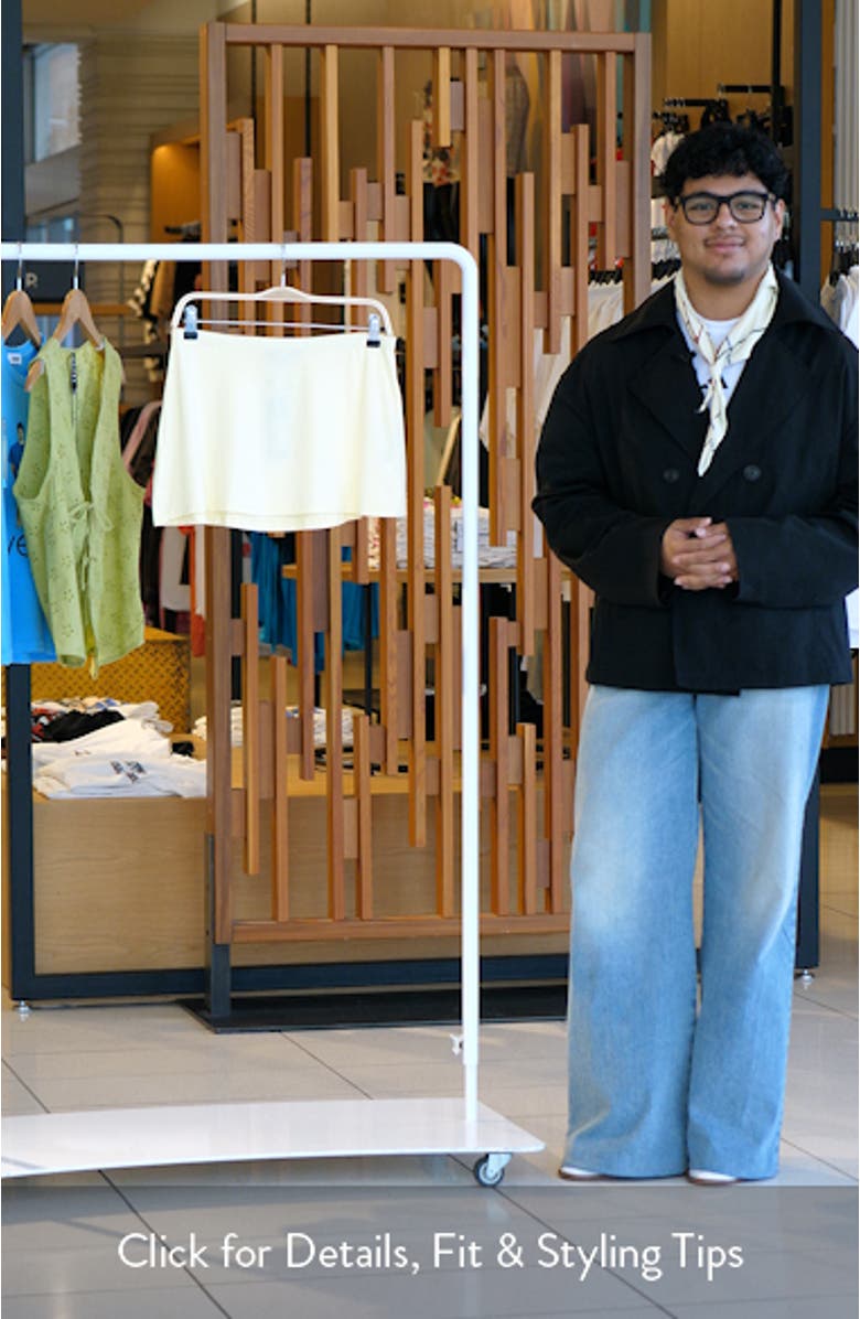 Nidya Low Rise Jersey Miniskirt, sales video thumbnail