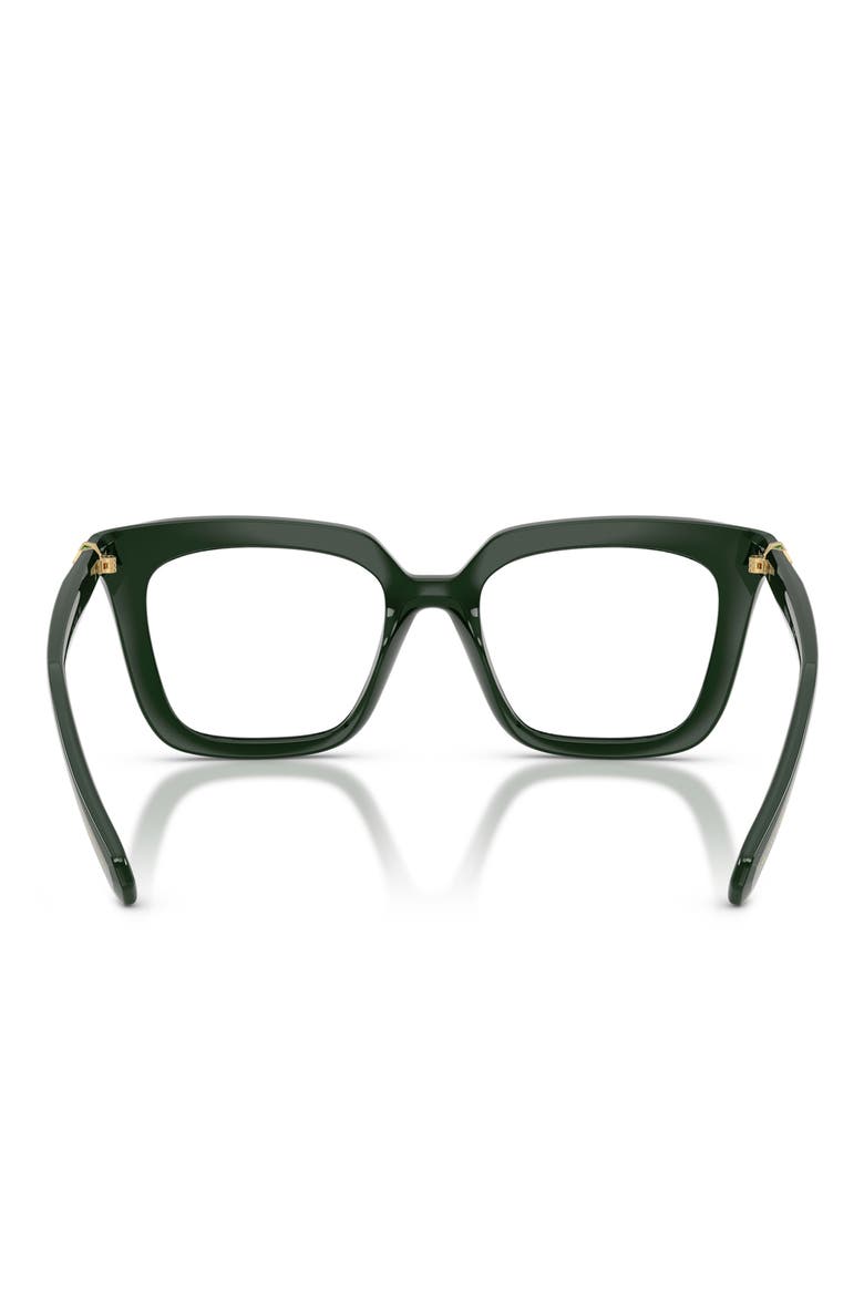 51mm Square Optical Glasses, Alternate, color, GREEN/ DEMO LENS