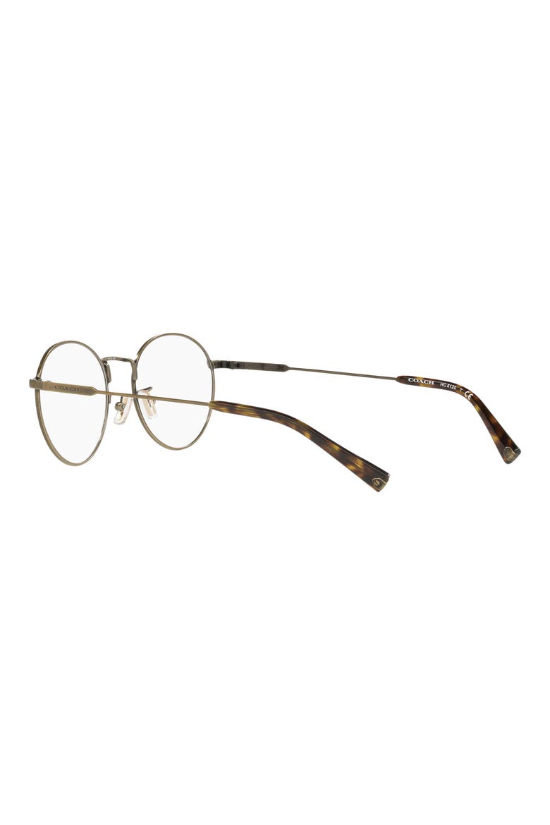 51mm Round optical glasses, Alternate, color, ANTIQUE GOLD