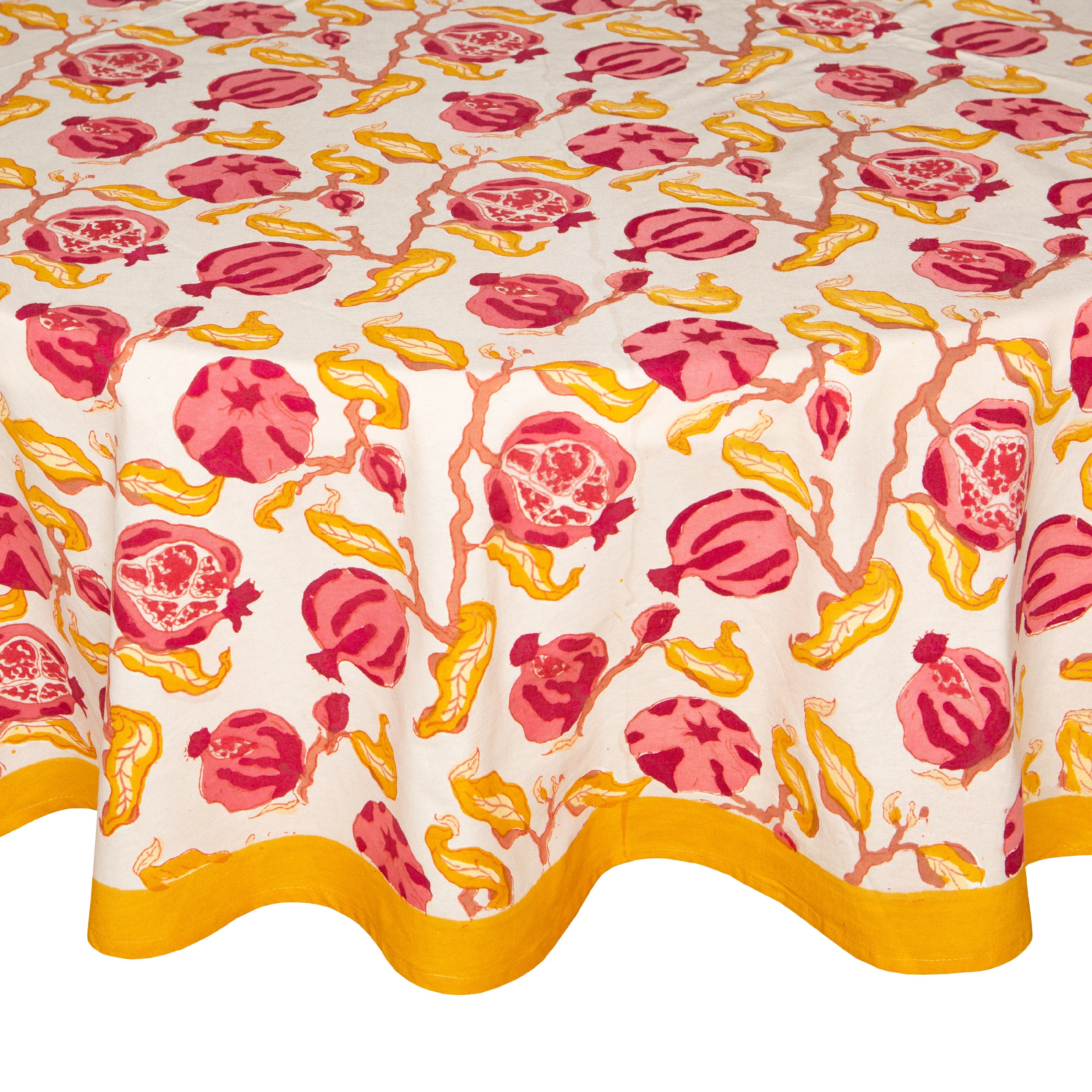 Yellow/Red 70" Round