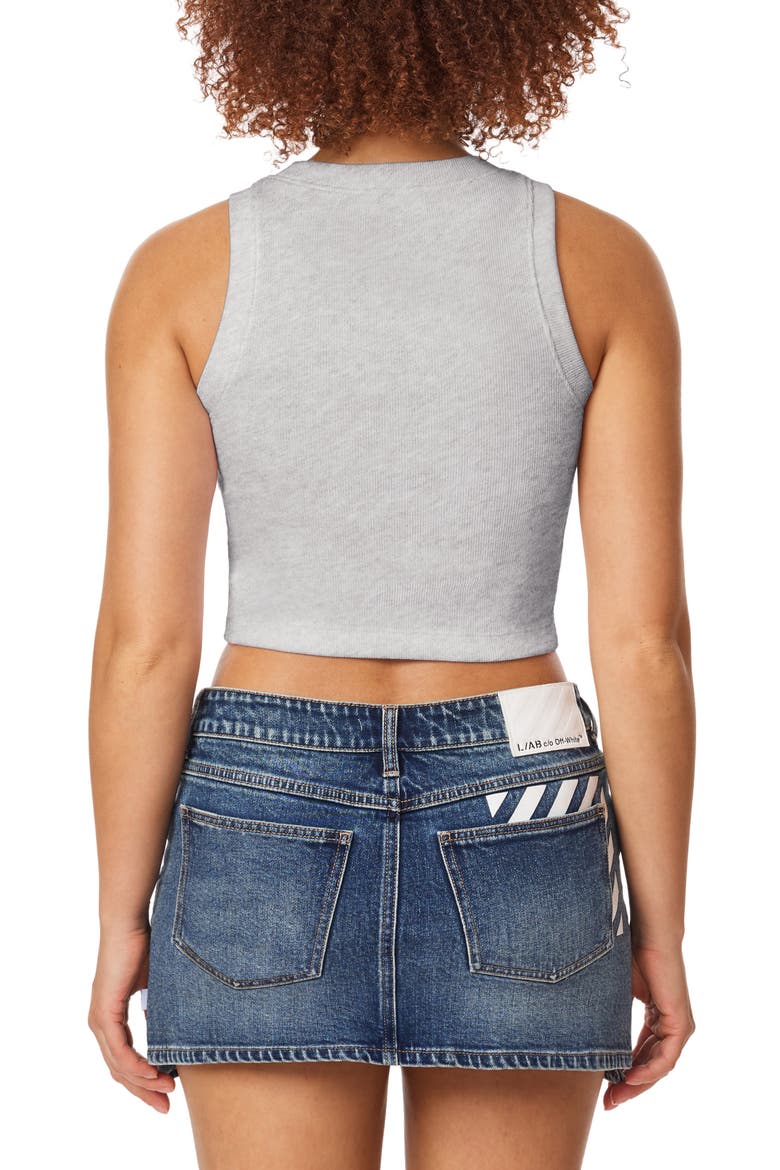 Graphic Rib Crop Tank, Alternate, color, MED GREY HEATHER