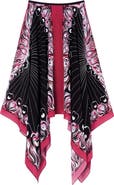 Longchamp Handkerchief Silk Skirt