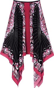 Longchamp Handkerchief Silk Skirt