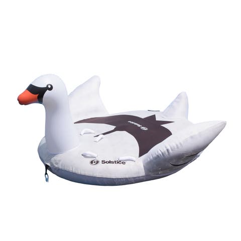 Solstice Layon Swan Towable, Plastic, 12 Riders, Kids & Adults