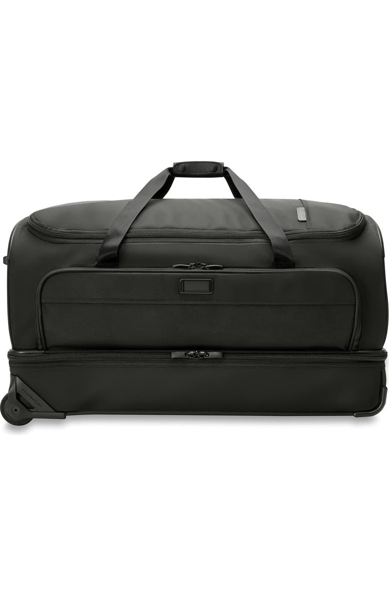 Briggs & Riley Baseline Large Two-Wheel Duffle Bag, Alternate, color, Black