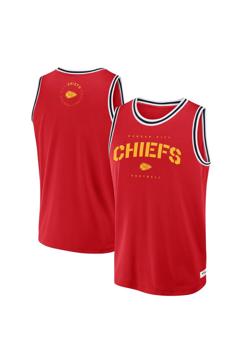 Men's Fanatics Red Kansas City Chiefs Elements Future Ground Jersey Tank Top, Alternate, color, Red