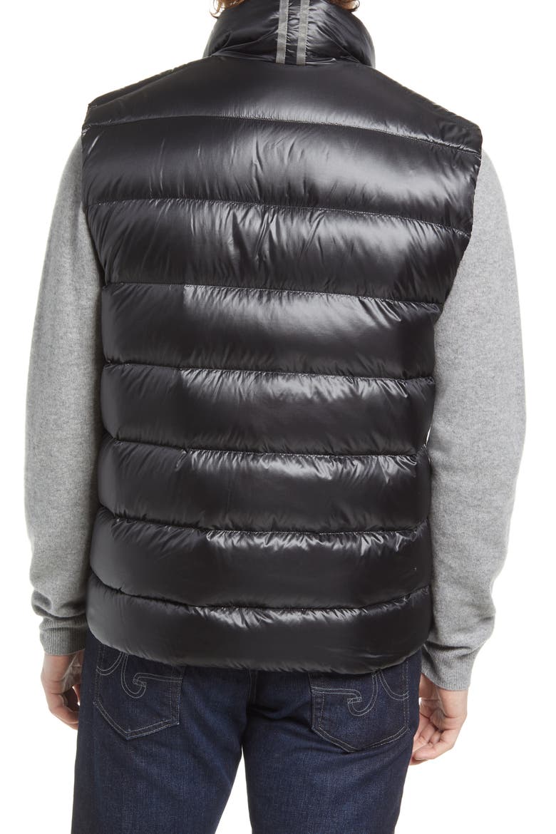 Crofton Water Resistant Packable Quilted 750-Fill-Power Down Vest, Alternate, color, CARBON - CARBONE
