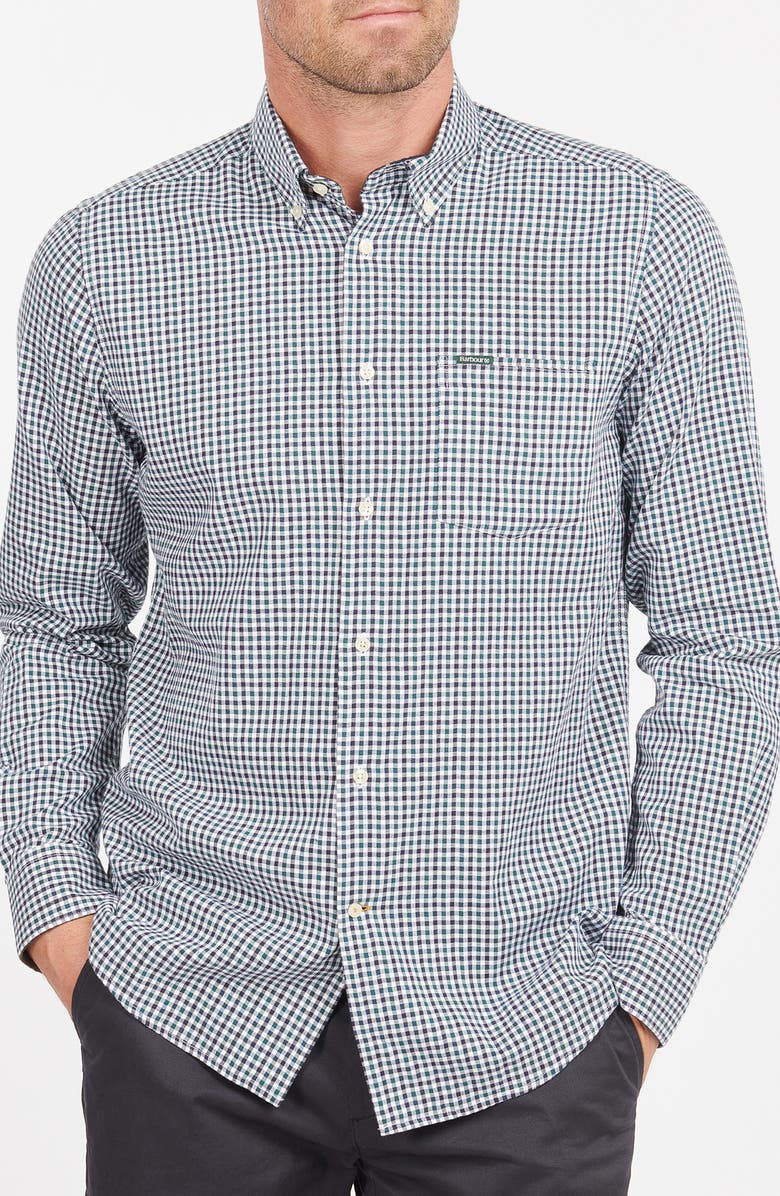 Barbour Padshaw Check Button-Down Shirt, Main, color, 
