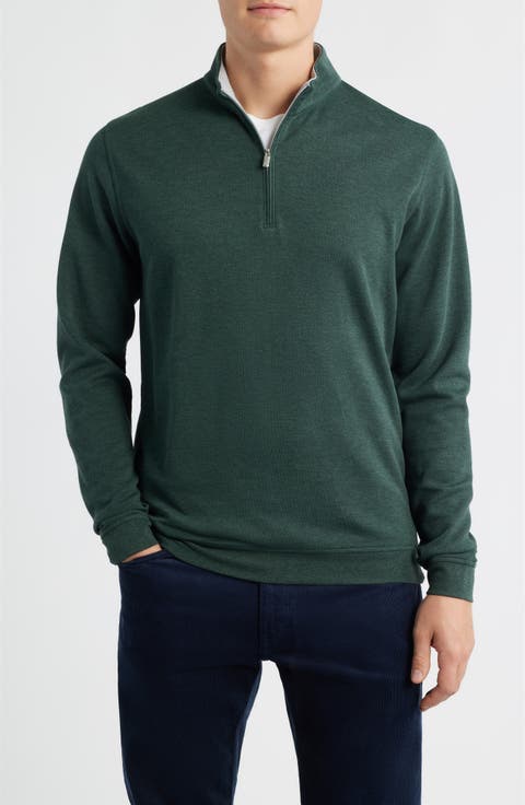 Comfort Interlock Quarter Zip Pullover