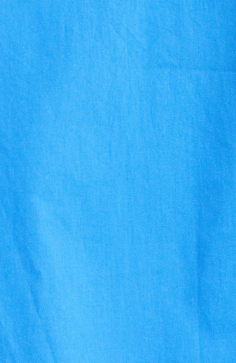 SUGARLIPS Velma Ruffle Cotton Shift Dress, Alternate, color, Cobalt