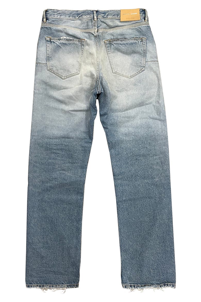 Black Label Distressed Straight Leg Jeans, Alternate, color, DIRTY INDIGO VINTAGE WASH 422