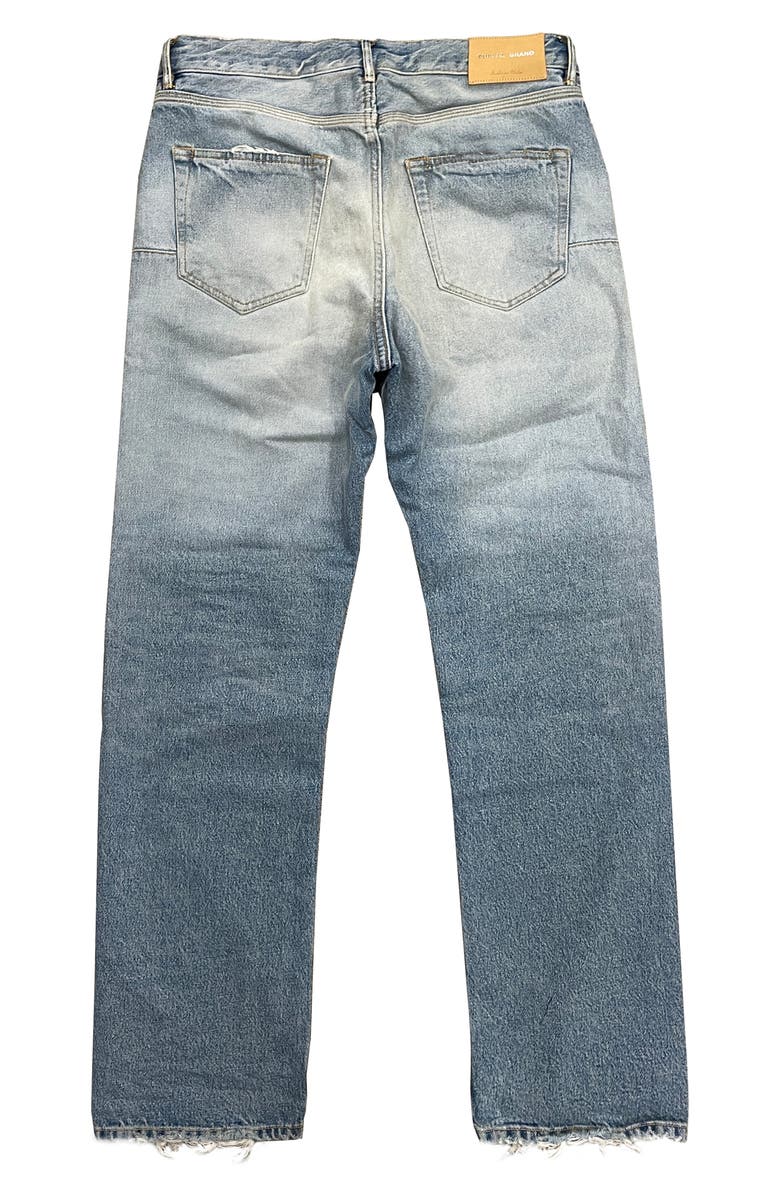 PURPLE BRAND Black Label Distressed Straight Leg Jeans, Alternate, color, 