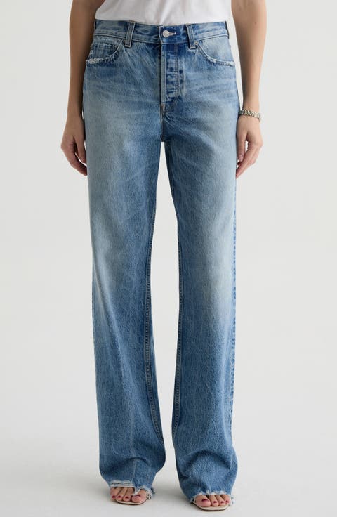 Billie High Waist Straight Leg Jeans (Sierra Meadow)