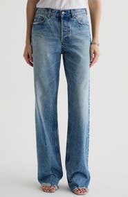AG Billie Low Waist Straight Leg Jeans