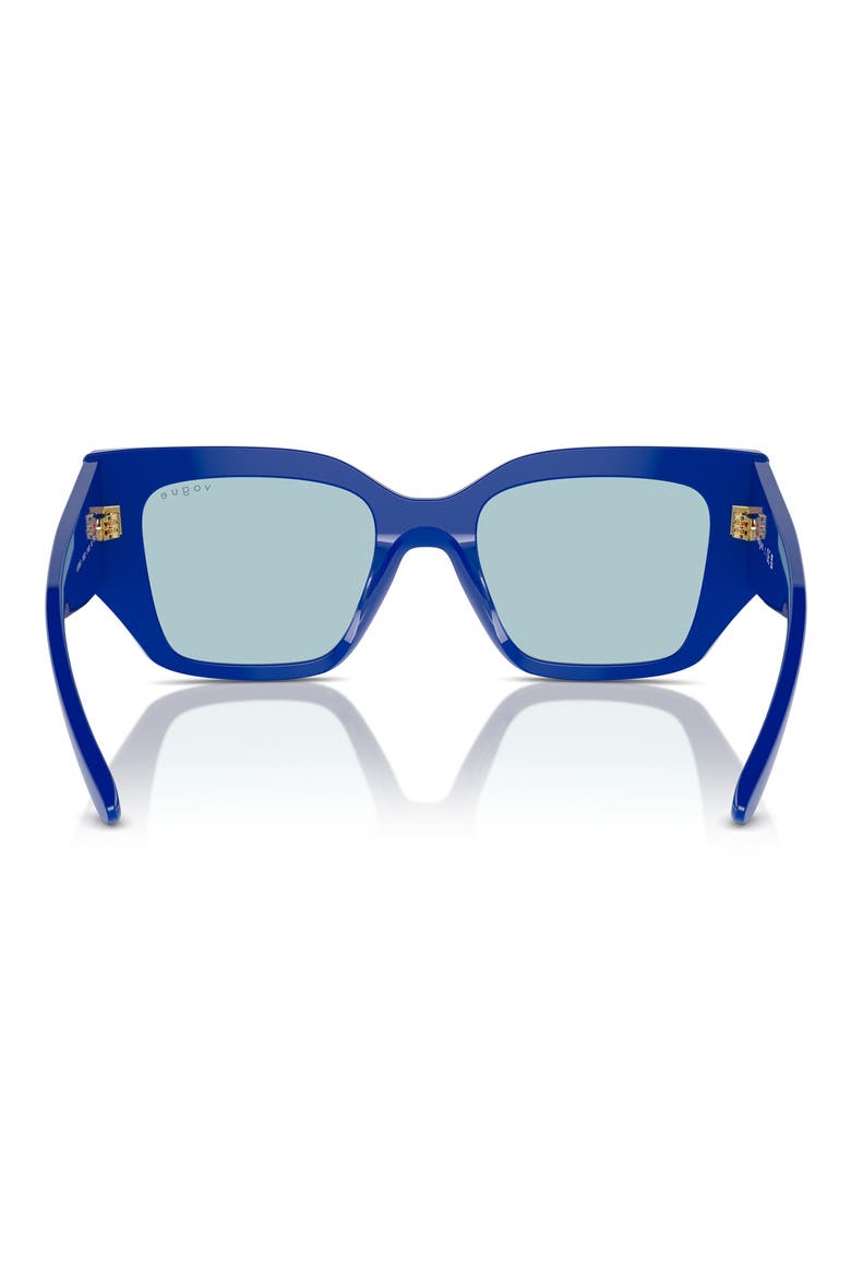 51mm Irregular Sunglasses, Alternate, color, BLUE